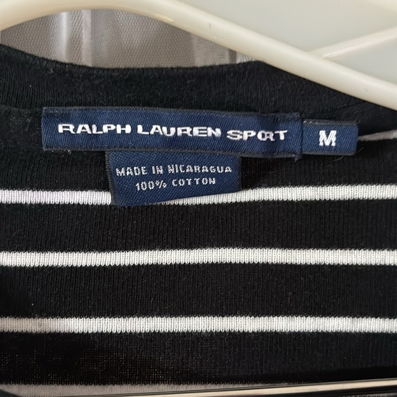 Polo sport- black and white top! - Picture 3 of 4